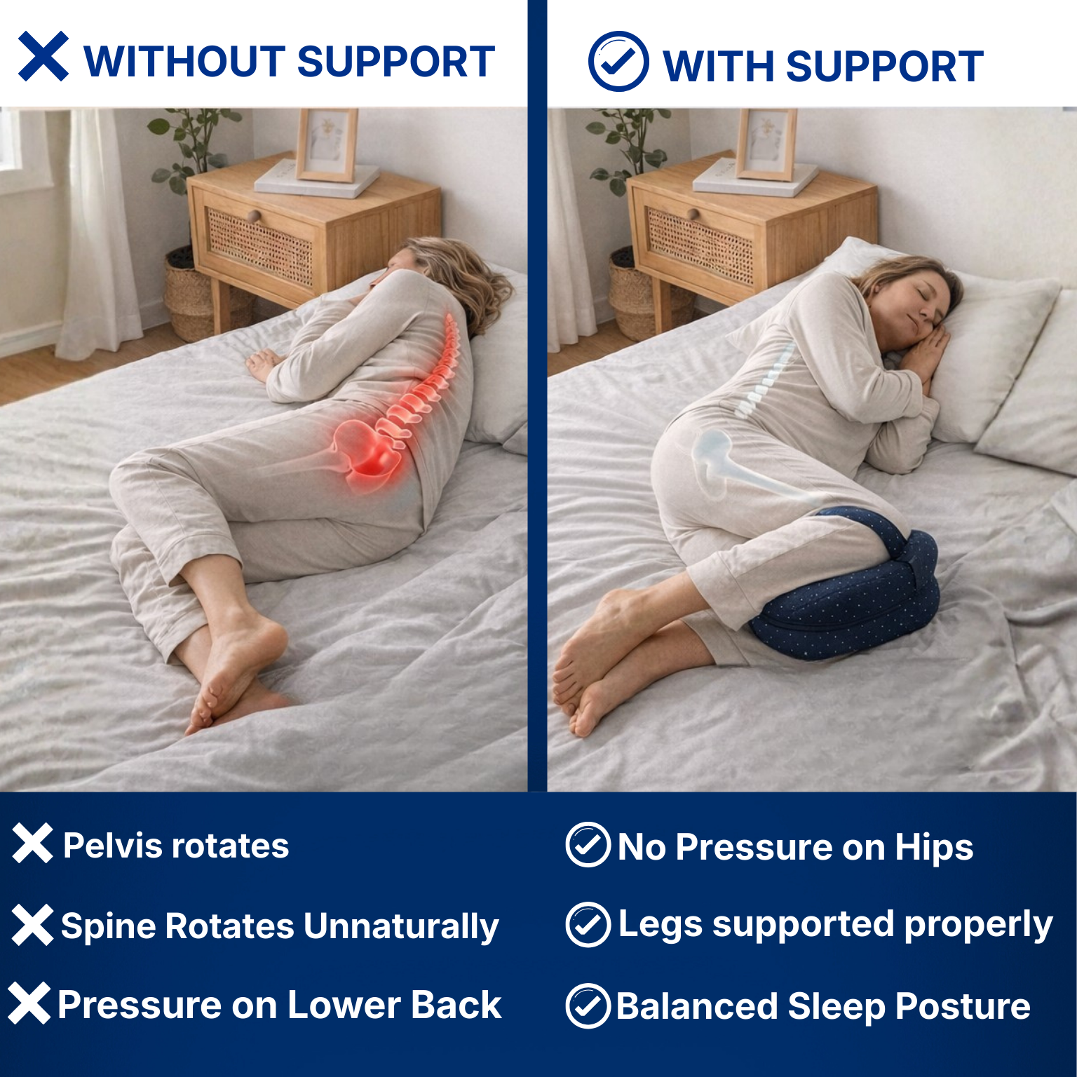 Medivoras  Knee Alignment Pillow